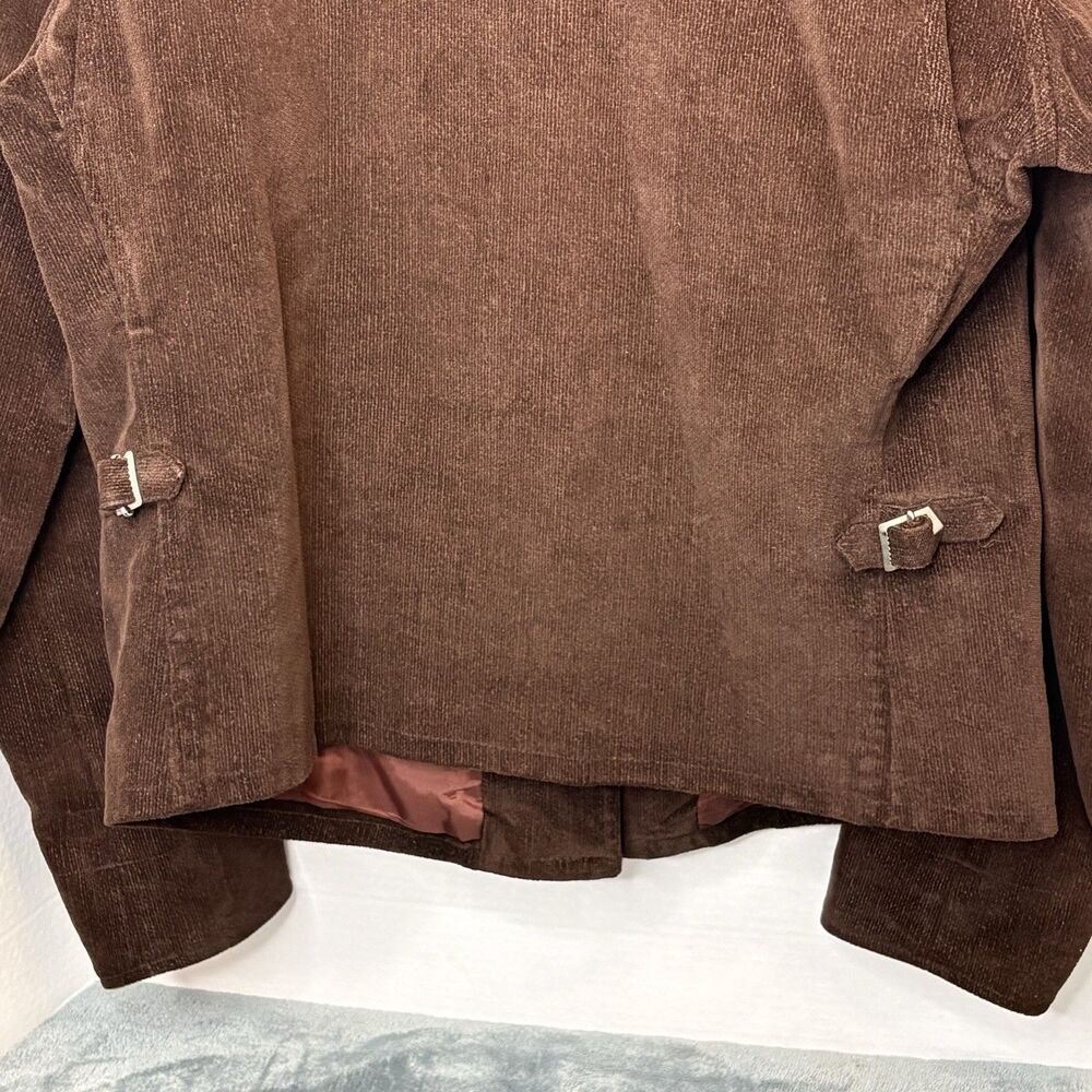 Vintage Polo Jeans Co Ralph Lauren Women’s Corduroy Blazer Size 10 Old Money 90s - Picture 6 of 11